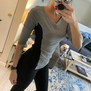 Women’s quarter sleeve shirt.